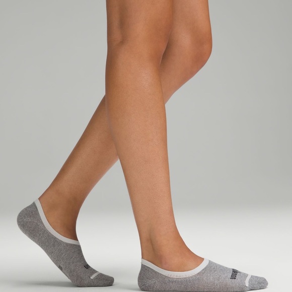 lululemon athletica Women’s Casual No-Show Socks - White, Gray, Black. Medium - Picture 2 of 3